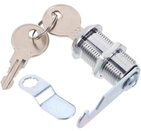 KONTONTY 2pcs Cabinet Lock Kit Storage Locks Mailbox Cabinet Cam Keys Replacement