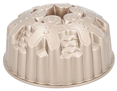 Birkmann RBV Gugelhupfform - Goldgelb - Ø 22 cm - Aluminiumguss - Lebkuchenmänner