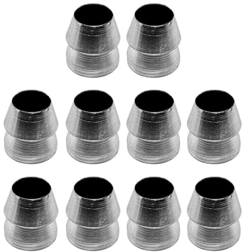 Sicherheitskeile mit rundem Griff, 10 Stück, Stahl, Hammergriff, Spaltkeil, Keile für Axt, Klauen, Hammer, Schlitten (16 mm)