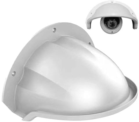 Genikeer Security Camera Cover Dome | Ring Security Camera Rain Cover | Sun Rain Shade Camera Cover | Outdoor Camera Shelter For Dome & Bullet Cameras, 27x22x1cm