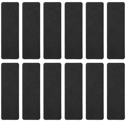 12pcs Anti Rutsch Pads, Ymapinc Gummi Unterlage Antirutschmatte, Sofa-Rutschfeste Unterlage Antirutsch Selbstklebend Verhindern Sie Dass Liegestühle Sofasessel und Möbel Auf Dem Boden Rutschen