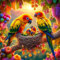 HEIBAGO Animaux Diamond Painting pour Adultes, 5D Perroquet Diamond Painting Complet Diamant Kit, DIY Diamant Broderie Strass Point de Croix Oiseau Cristal Painting pour Murale Décoration 30x40cm