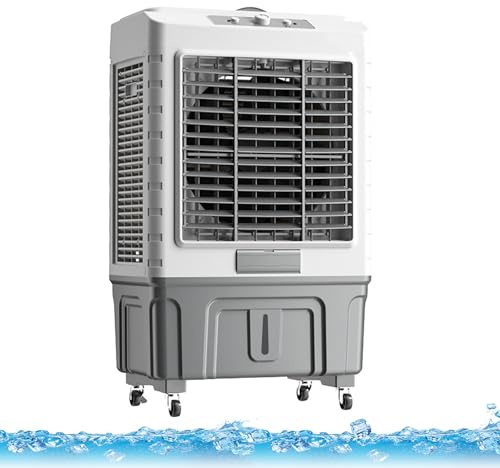 Evaporative Air Cooler,Portable Air Conditioner,Cooling Fan,4 Universal 360° Wheel,3 Speeds,for Commercial (102cm/40in)
