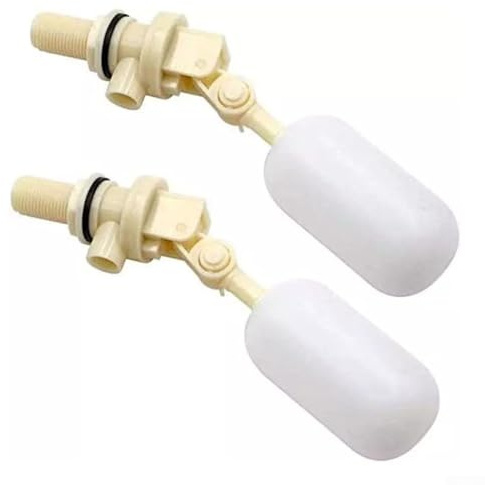 Solaughguy 2 Pack Schwimmerventil für Wassertanks, 1/5.1 cm ABS Kunststoff Absperrventil mit stabilem Schwimmermechanismus, Hochdruckbeständig, Konstante Wasserstandskontrolle und W