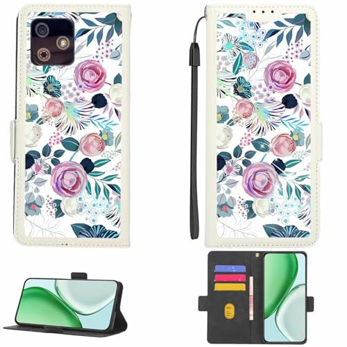 Kinetijy Coque Compatible pour Klipad 4G LTE KL602 Coque Étui Housse Case Support [avec Film Protecteur HD d'une dureté de 9H] [Blocage RFID][Effet de réfraction] LPT-HUA3