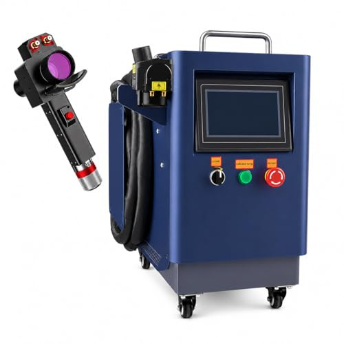 Laser Cleaning Machine 500W JPT Pulsed Laser Cleaning Machine Industrial High Precision for Metal Wood Rust Oil Paint Remove Laser Cleaner Air Cooling