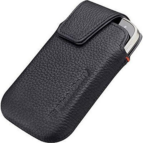 RIM BlackBerry Leather Swivel Holster for Bold 9900/9930 - Black