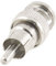 sourcing map 2pcs BNC mâle vers RCA mâle Adaptateur connecteur coaxial RF CCTV