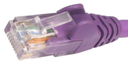 World of Data 15m VIOLET CAT5E (enhanced) Network Cable - Ethernet - LAN - Patch - Internet - Broadband - Router - Hub - Modem -10/100