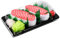 Rainbow Socks - Damen Herren - Sushi Socken Lachs - Lustige Geschenk - 1 Paar - Größen 41-46