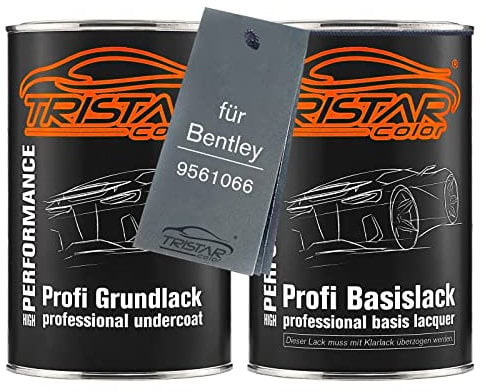 TRISTARcolor Car paint Set can ready-to-spray for Bentley 9561066 Old English White under + base coat 2.0 litre 2000ml