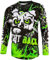 Broken Head MX Jersey Strike Back Grün - Langarm Funktions-Shirt Für Moto-Cross, BMX, Mountain Bike, Offroad - Größe M