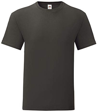 Fruit of the Loom Mens Iconic T-Shirt (XXL) (Light Graphite Grey)