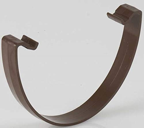 Brett Martin BR070BR Dachrinnenhalter für 115 x 75 mm, Braun, 3 Stück