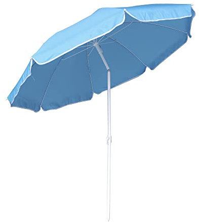 PAPILLON 8042626 Ombrellone da spiaggia in poliestere Ø 180 cm. Colori assortiti inclinabili