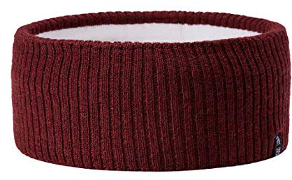 Enter the Complex® Stirnband für Damen und Herren aus 100% Merino Wolle, Winter Kopfband, weich und stylish, Unisex, Maroon