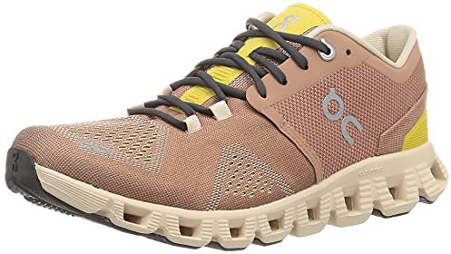 ON Running Cloud X Damen-Sneaker, Mokka/Sand, 37 EU