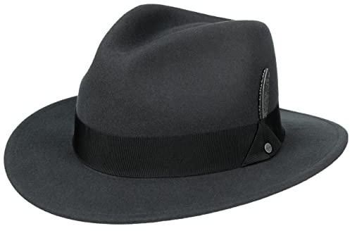 Stetson Vencaster Traveller Wollhut Einfarbiger Wasserabweisender Outdoorhut Unisex Frühling bis Winter