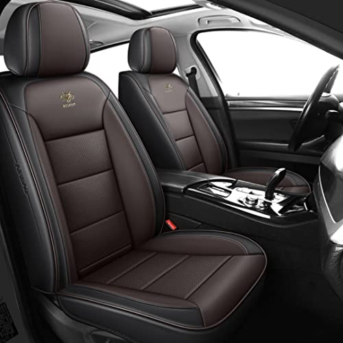 QIOZO Sitzbezüge Auto Autositzbezüge Universal Set für Mercedes Benz c Class C200 w204/c200 w203/c220 w205/c180 w202/c250 w205 Auto Zubehör/Schwarzer Kaffee