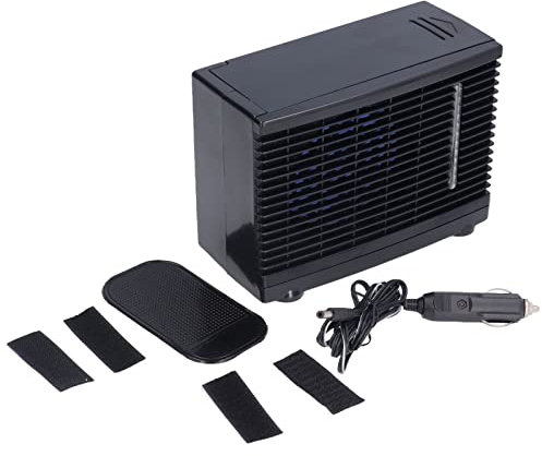 Ventilateur de Climatiseur de Voiture, Refroidisseur Évaporatif de Ventilateur de Climatiseur de Voiture Portable 12V avec Bronzage à l'Eau pour Maison de Camion de Voiture, 7,9 x 3,7 x 5,9 Pouces