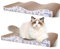 Nobleza - 2PCS Rascador Gatos con Hierba Gatera Alfombrillas de Cartón Rascador, Gato Carton con Catnip para Cama y Sofá