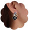 Aneneiceera Vintage Onyx Quadratische Baumeln Ohrringe Schwarz Hohl Quadratische Ohrstecker Cz Kristall Quadratische Ohrringe Strass Geometrische Ohrringe Schmuck Für Frauen Und Mädchen (schwarz)