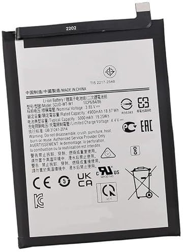 Ukkipower 3.8V 5000mAh Ersatz Akku Scud-WT-W1 Kompatibel mit Galaxy A22 5G SM-A226 SM-A226B SM-A226BR