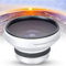 GAESHOW Camera Fisheye Lens, 37mm 0.25X Super Fisheye Camera Lens with Lens Caps Storage, Ultra Wide Macro Lens, Fisheye Adapter for 37mm Caliber SLR Digital Camera Lenses