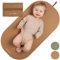 Tragbare Wickelunterlage für Babys, weich und leicht zu reinigen, veganes Leder, für Reisen oder zu Hause, leichte und faltbare Matte, die perfekt in jede Wickeltasche passt