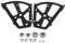Gsycle 2 Stück Schuhe Schublade Schrank Scharniere Flip Frames, 2 Schichten Schuhregal Scharniere Flip Schublade Scharnier Schwarz Schuhschrank Dump Rack Für Küche