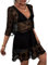 Cache Maillot de Bain Femme Robe de Plage Bikini Cover Ups Gland Plage Maillots de Bain Cover Up Bohème Sexy Crochet Blouse D'été Copricostumi Blouse Lâche Solide Robe de Plage d'été