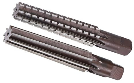 CoCud MT3 Morsekegel Reibahle, H8 Genauigkeit, 8 Schneiden, 20mm-24mm Schneiddurchmesser, Stahlfräswerkzeug - (Anwendungen: für Aluminium, Kupfer, Kunststoff), 2 Stück