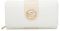 ELIOX Grand portefeuille pour femme en cuir PU élégant spacieux avec porte-monnaie, idée cadeau, beige, Portafoglio 18x4x11, Grand portefeuille élégant