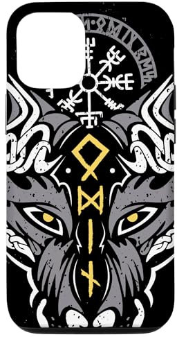 Hülle für iPhone 15 Therian Stuff Alpha Wolf Grunge Nordische Wikinger-Ästhetik