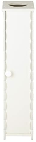Petite armoire de rangement d'angle de salle de bain avec porte - Meuble de toilette fin - Boîte de rangement pour évier de salle de bain - Boîte de rangement pour mouchoirs (D (16,5 x 7,7 x 66,5))