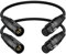 J&D 3 Pin XLR Femmina a 5 Pin XLR Maschio Cavo Audio, Confezione da 2 5 pin a 3 pin Cavo di Illuminazione DMX per Microfono DMX Stadio Leggero Turnaround, 30 cm