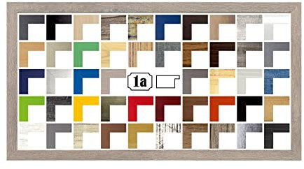 Multicolore Bilderrahmen Posterrahmen Puzzlerahmen 50x100 cm Apfel Apfelbaum Dekor 100x50 cm mit weisser Rückwand und Antireflex Acrylglas