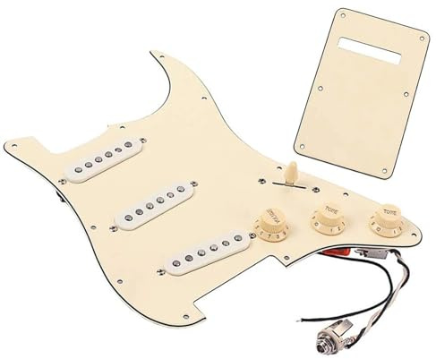 1 Set Sss Loaded Prewired Humbucker Pickguard Pickups Set Für E-Gitarre
