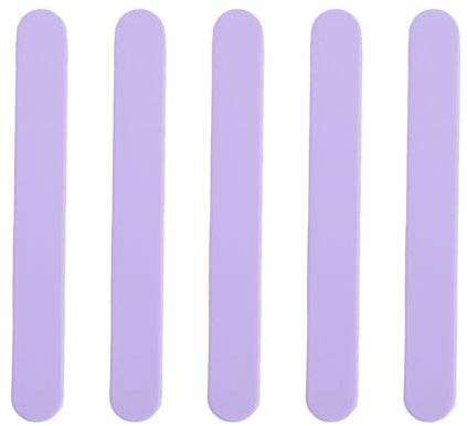 Spatules à Cire de Silicone, Bâtonnets Réutilisables pour L'épilation, L'artisanat, Silicone Souple Antiadhésif, Nettoyage Pratique, Multi-usages (PURPLE)