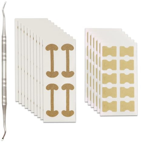 Ingrowing Toenail Kit 2 Types Ingrown Toenail Corrector Patch with Ingrown Toenail Tool 100Pcs Nail Correction Patches Professional Ingrown Toenail Treatment for Ingrown Toenails Foot Care Treatment