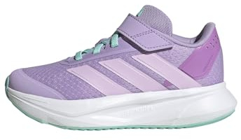 adidas Pink/Shimmer/Halo Blue Unisex Kids Running Shoe, 7.5 Toddler