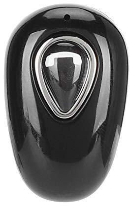 Rankomu Mini oreillette Bluetooth portable sans fil avec caisson de basses pour appels HD, mini design, noir