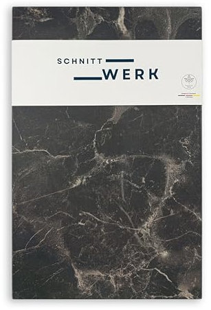 SCHNITTWERK premium Schneidebrett aus Holz – 35x22 cm, 12 mm dick- ideal als Servierbrett & Frühstücksbrett, spülmaschinenfest, kratzfest, hitzebeständig, hygienisch, rutschfest und langlebig