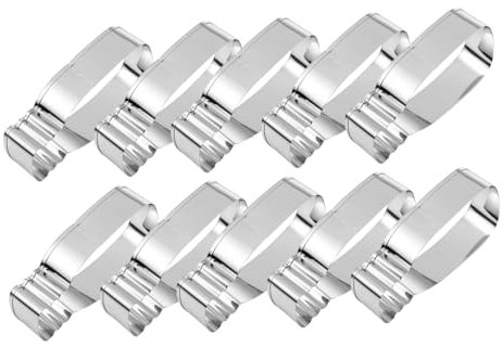 OKUMEYR 10stücke Milchkanne Edelstahl Mit Keksform Diy Keksform Backform Keksbackwerkzeug Aus Hochwertigem Edelstahl Sicher Wiederverwendbar Tragbar Einfach Zu Transportieren