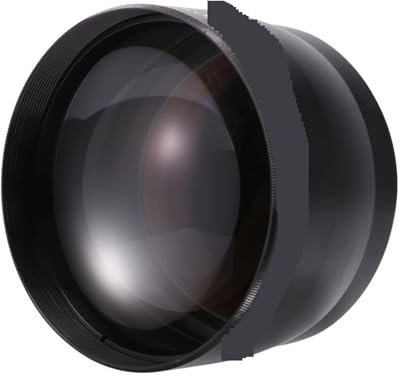 KE88FENG Teleobiettivo Professionale 58 mm 2.0X for Canon 5D/6D/60D/ 350D / 400D / 450D / 500D / 1000D / 550D / 600D Obiettivo 18-55MM