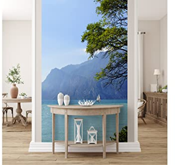 Glücksvilla - Gardasee Idylle - Fototapete, selbstklebend 120 x 250 cm BxH