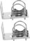 CHICAMPERA 2piezas Soporte De Antena Exterior De Aluminio Montaje Resistente Todo Clima Diseño y Versátil para Instalaciones De Antenas Exteriores