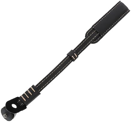 DIYEAH Gloss Wristband Strap Photographers Neck Sling Traveling Camera Gimbal Screw Belt Camera Gimbal Screw Lanyard Handheld Camera Gimbal Lanyard Camera Gimbal Belt Black Pu Leather