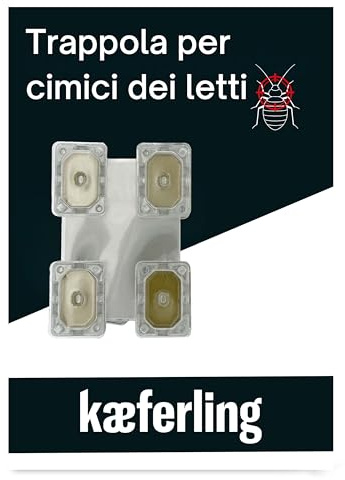 Catchmaster Detectores de chinches - 4 Unidades - Producto Potente contra plagas - Compatible con Fundas Protectoras - Monitor de chinches