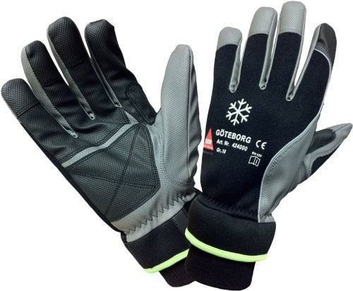 Göteborg Winter-Handschuhe - schwarz/grau - Größe: 9